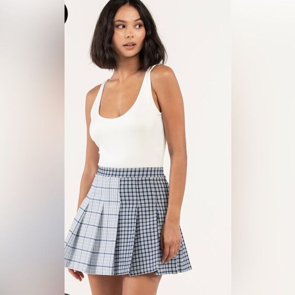 FULL TILT Spliced Plaid SkirT NWT SIZE XS - Picture 6 of 6